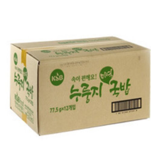속이편한 누룽지 미역국밥 77.5g X 12개